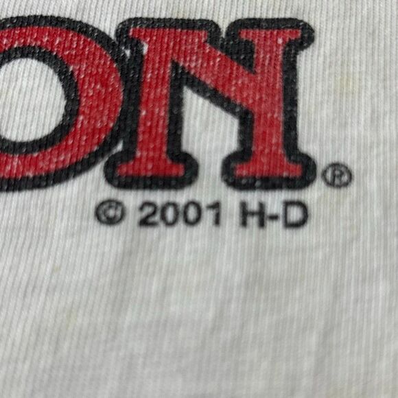 Vintage 2001 Harley Davidson t shirt Symbols of Freedom 2 sided Sz XL biker - Picture 5 of 5